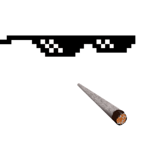 Thug life glasses PNG-58239